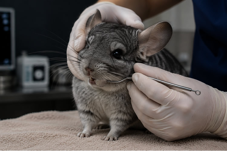 Odontologia Veterinaria para chinchillas en Madrid