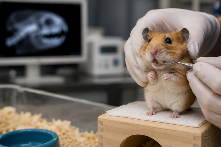 Odontologia Veterinaria para hamsters en Madrid